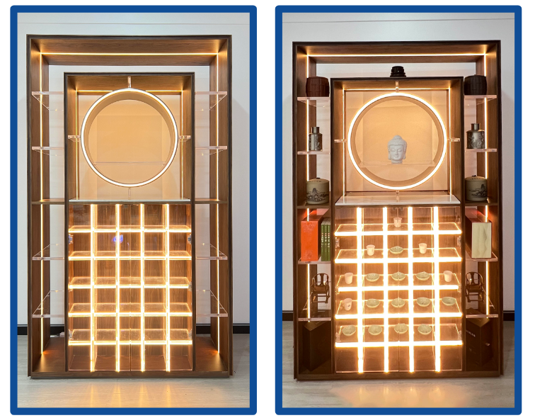 多功能透明茶柜(書柜、展示柜)